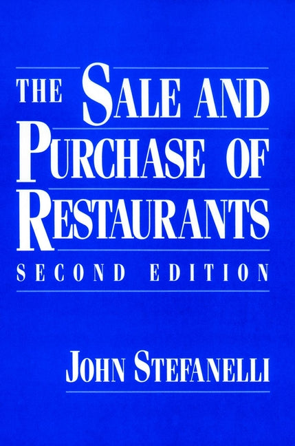The Sale and Purchase of Restaurants (Paperback / softback) 9780471512097