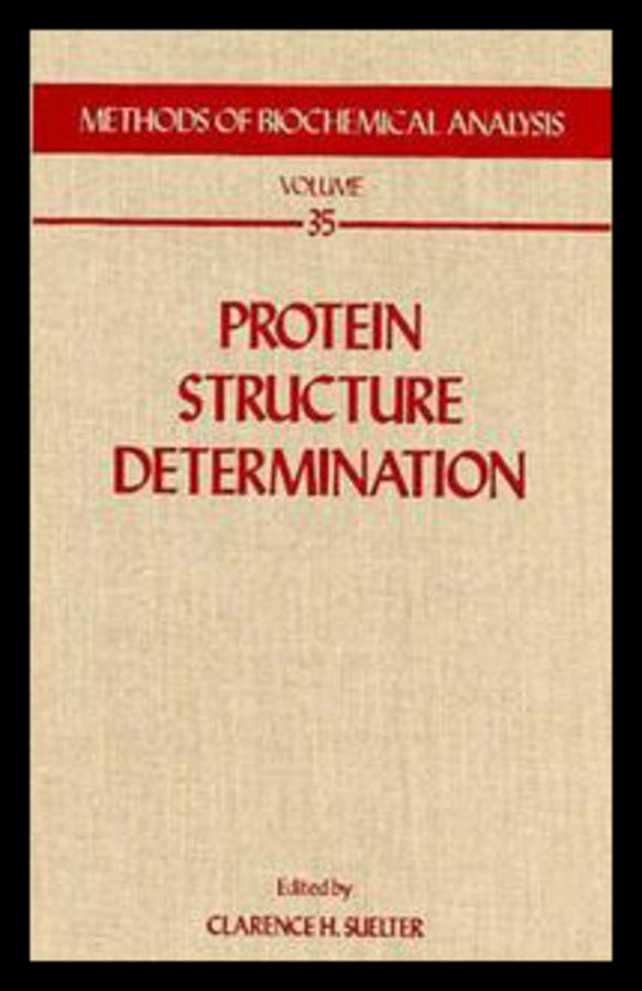 Protein Structure Determination (Hardback) 9780471513261