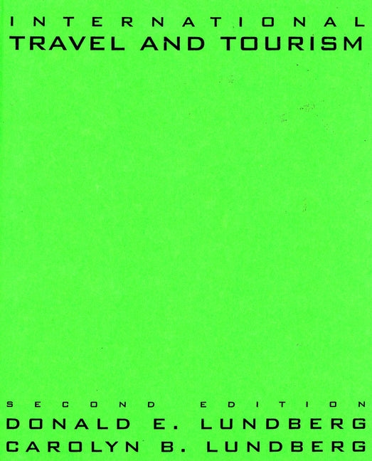 International Travel and Tourism (Hardback) 9780471531463