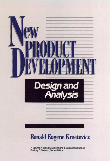 New Product Development; Design and Analysis (Hardback) 9780471555360