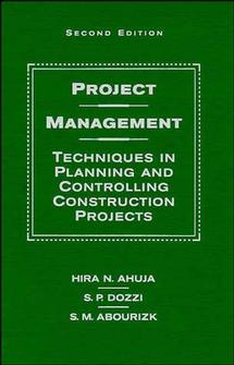 Project Management; Techniques in Planning and Controlling Construction Projects (Hardback) 9780471591689