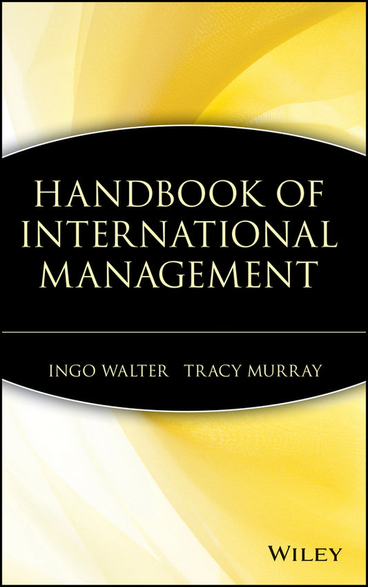 Handbook of International Management (Hardback) 9780471606741