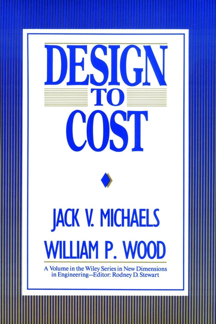 Design to Cost (Hardback) 9780471609001