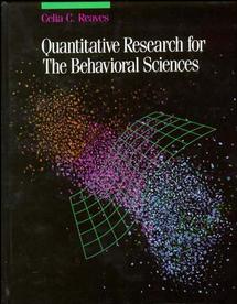 Quantitative Research for the Behavioral Sciences (Paperback / softback) 9780471616832
