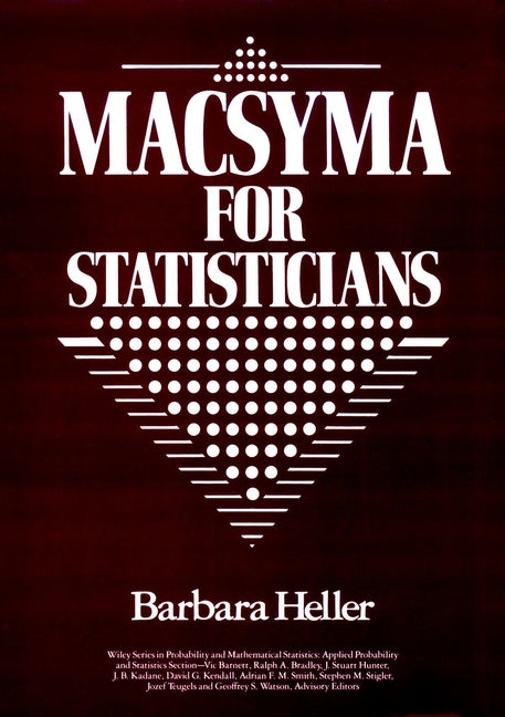 MACSYMA for Statisticians (Hardback) 9780471625902