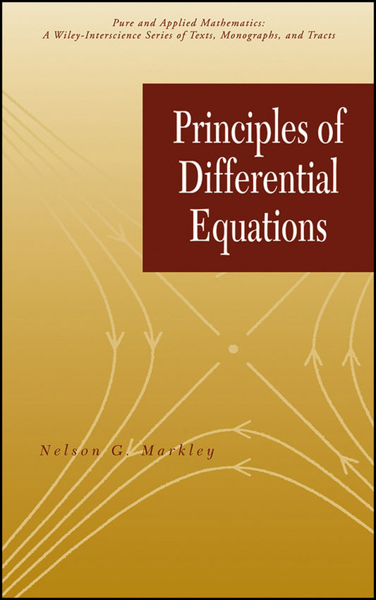 Principles of Differential Equations (Hardback) 9780471649564