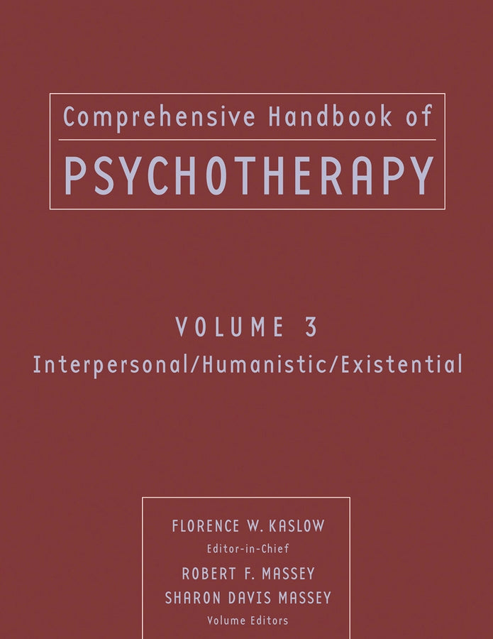 Comprehensive Handbook of Psychotherapy, Interpersonal/Humanistic/Existential (Paperback / softback) 9780471653288