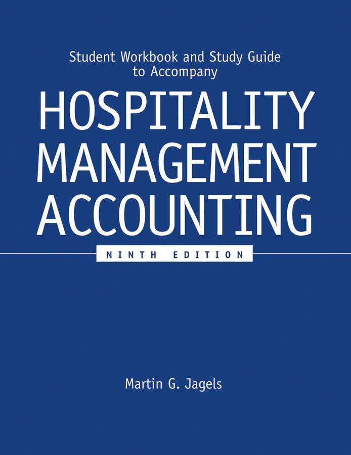 Student Workbook and Study Guide to accompany Hospitality Management Accounting, 9e (Paperback / softback) 9780471689263