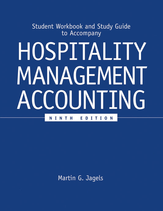 Student Workbook and Study Guide to accompany Hospitality Management Accounting, 9e (Paperback / softback) 9780471689263