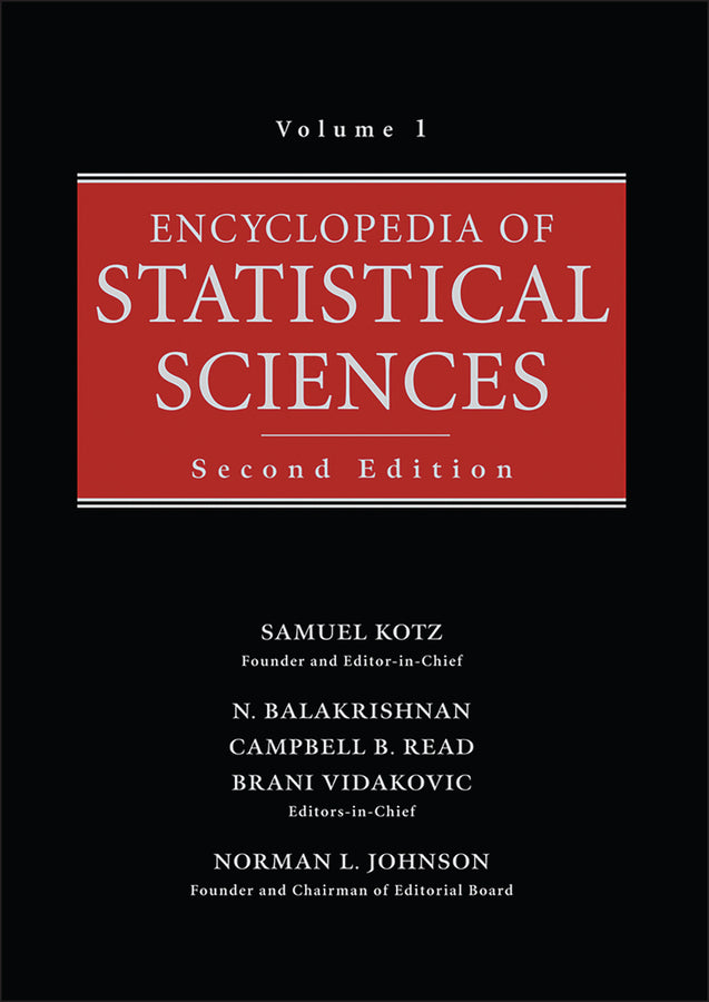 Encyclopedia of Statistical Sciences, Volume 1 (Hardback) 9780471743910