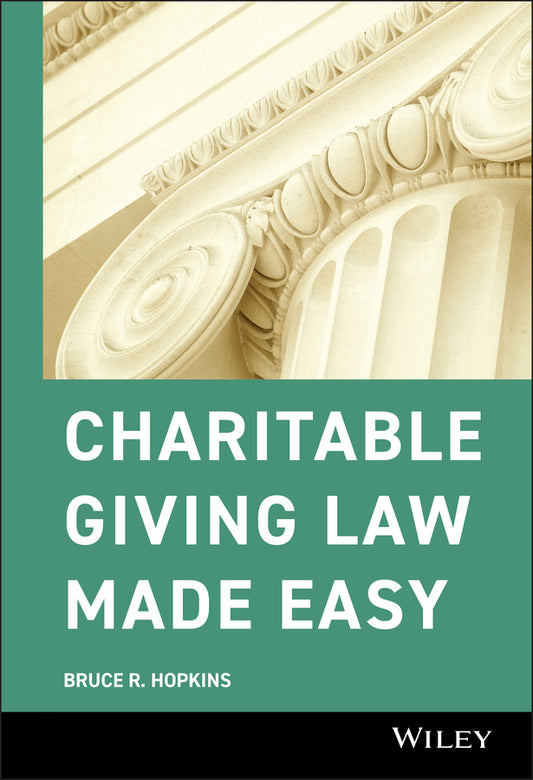 Charitable Giving Law Made Easy (Hardback) 9780471783534