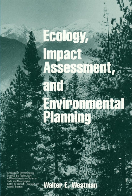 Ecology, Impact Assessment, and Environmental Planning (Paperback / softback) 9780471808954