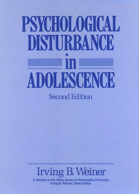 Psychological Disturbance in Adolescence (Hardback) 9780471825968