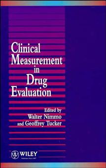 Clinical Measurement in Drug Evaluation (Hardback) 9780471943914
