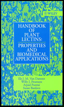 Handbook of Plant Lectins; Properties and Biomedical Applications (Hardback) 9780471964452
