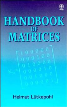 Handbook of Matrices (Paperback / softback) 9780471970156