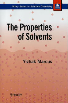 The Properties of Solvents (Hardback) 9780471983699