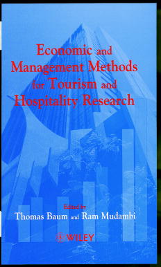 Economic and Management Methods for Tourism and Hospitality Research (Hardback) 9780471983927