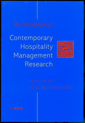 The Handbook of Contemporary Hospitality Management Research (Hardback) 9780471983958