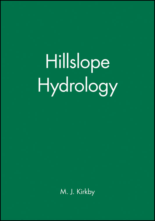 Hillslope Hydrology (Hardback) 9780471995104
