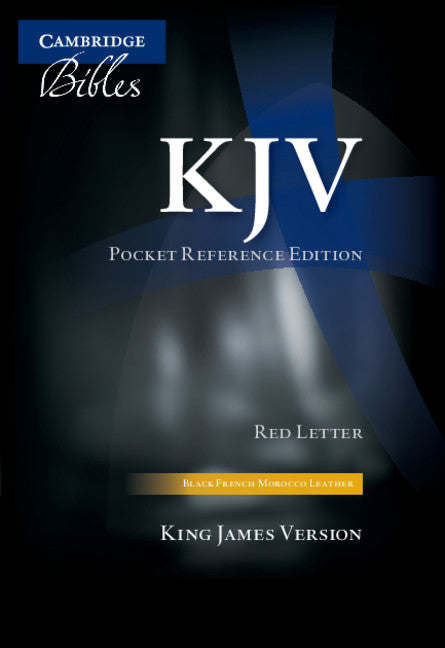 KJV Pocket Reference Bible, Black French Morocco Leather with Zip Fastener, Red-letter Text, KJ243:XRZ Black French Morocco Leather, with Zip Fastener (Leather / fine binding) 9780521146074