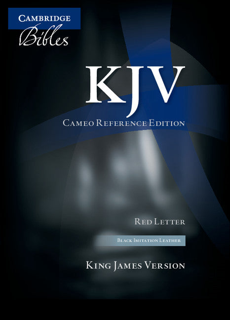 KJV Cameo Reference Bible, Black Imitation Leather, Red-letter Text, KJ452:XR Black Imitation Leather (Leather / fine binding) 9780521146098