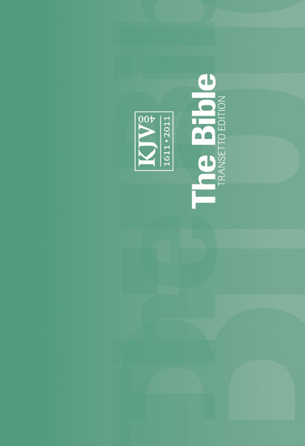 KJV Transetto Text Bible, Green Green (Paperback / softback) 9780521248990