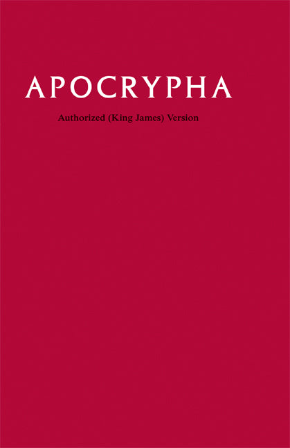 KJV Apocrypha Text Edition, KJ530:A (Hardback) 9780521506748