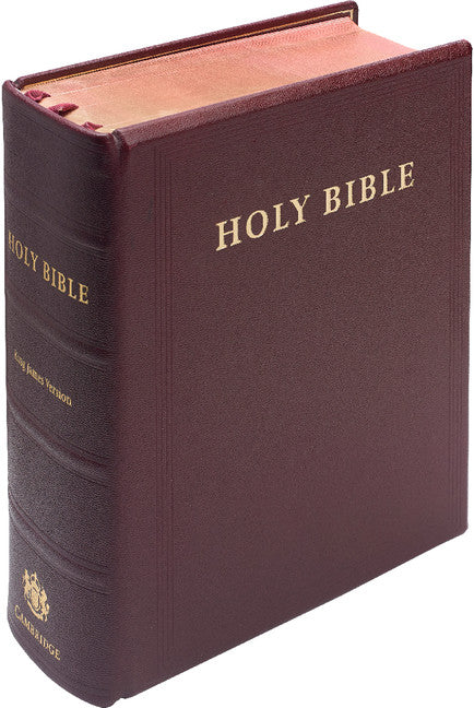 KJV Lectern Bible, Burgundy Goatskin Leather over Boards, KJ986:XB (Leather / fine binding) 9780521508223