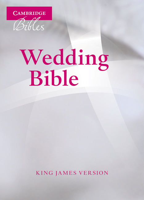 KJV Wedding Bible, Ruby Text Edition, White French Morocco Leather, KJ223:T (Leather / fine binding) 9780521696111