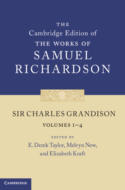 Sir Charles Grandison 4 Volume Set (Multiple-component retail product) 9780521833066