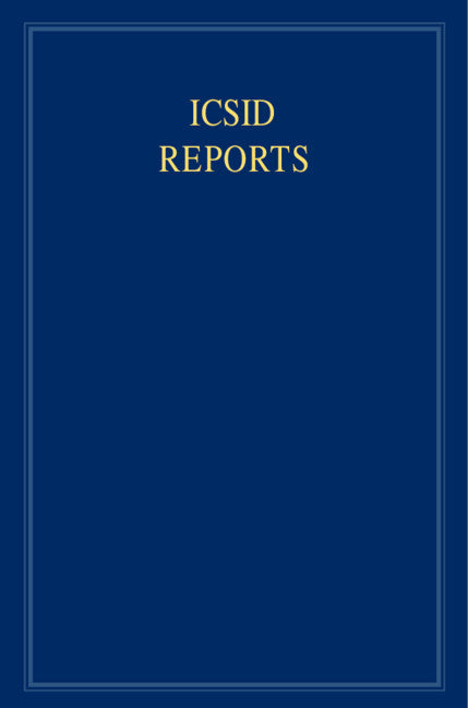 ICSID Reports (Hardback) 9780521871693