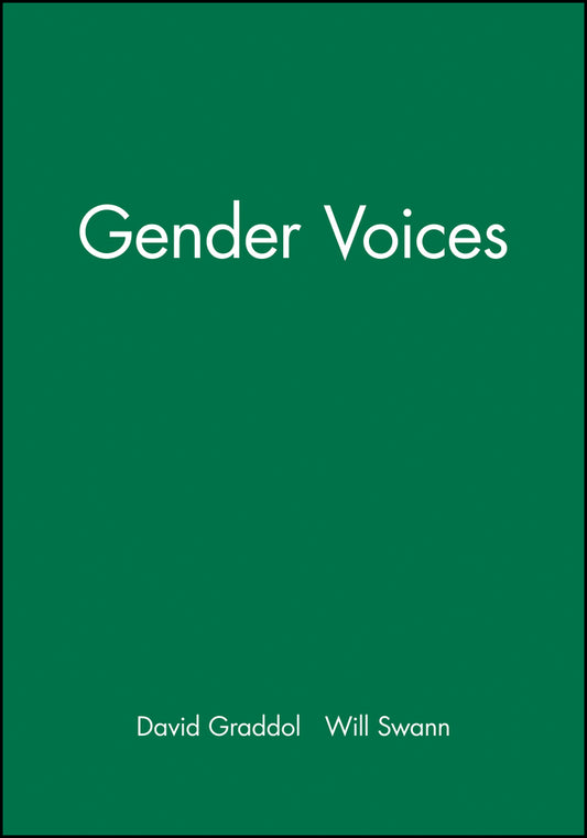 Gender Voices (Paperback / softback) 9780631137344