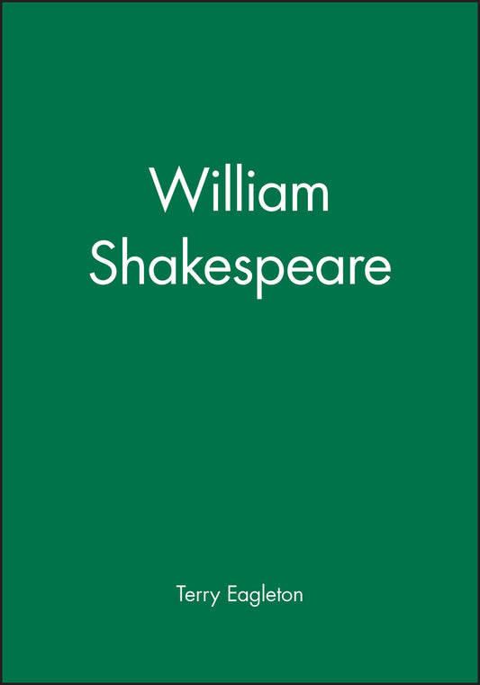 William Shakespeare (Paperback / softback) 9780631145547