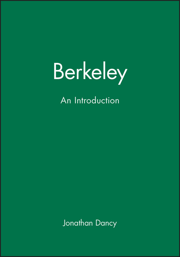 Berkeley; An Introduction (Paperback / softback) 9780631155096
