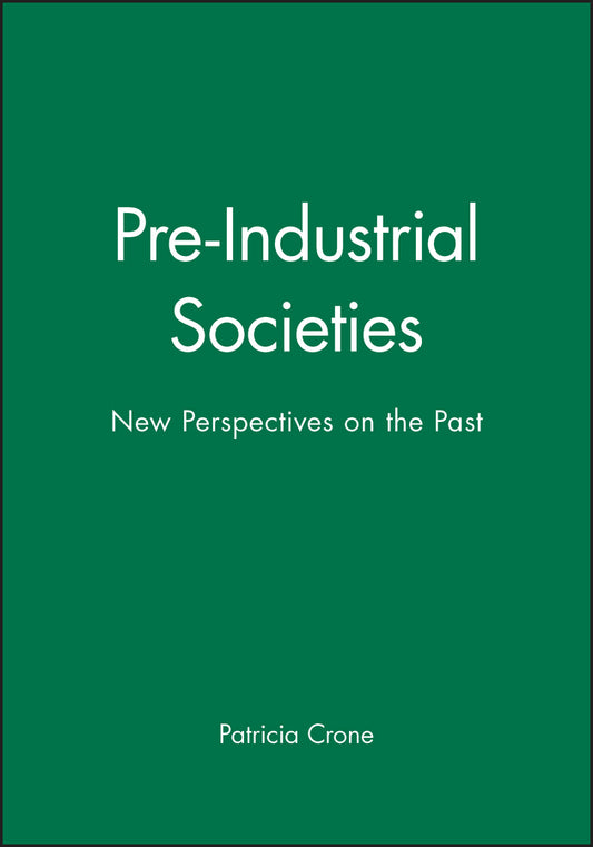 Pre-Industrial Societies; New Perspectives on the Past (Paperback / softback) 9780631156628