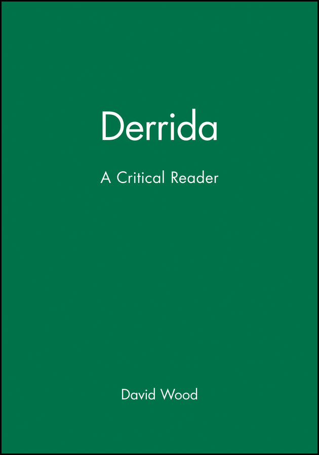 Derrida; A Critical Reader (Paperback / softback) 9780631161219