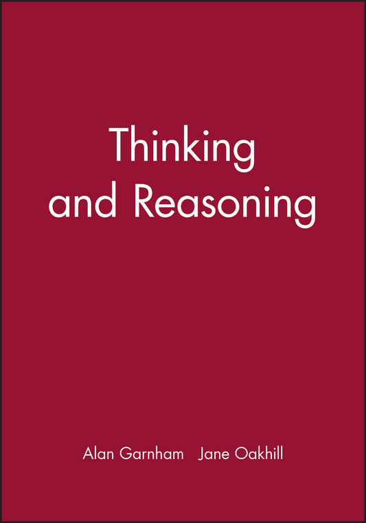 Thinking and Reasoning (Paperback / softback) 9780631170037