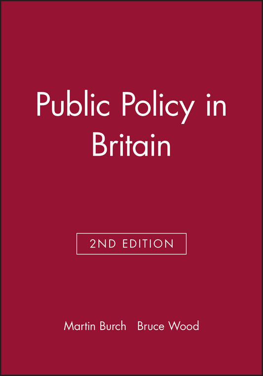 Public Policy in Britain (Paperback / softback) 9780631172437