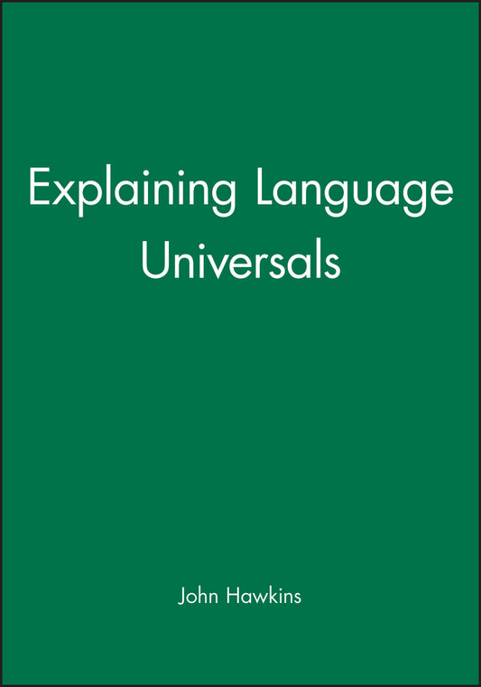 Explaining Language Universals (Paperback / softback) 9780631174561