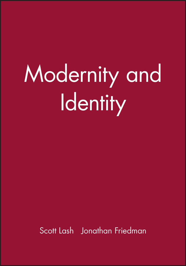 Modernity and Identity (Paperback / softback) 9780631175865