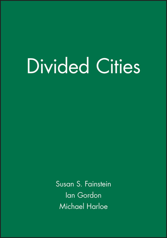 Divided Cities (Paperback / softback) 9780631183020