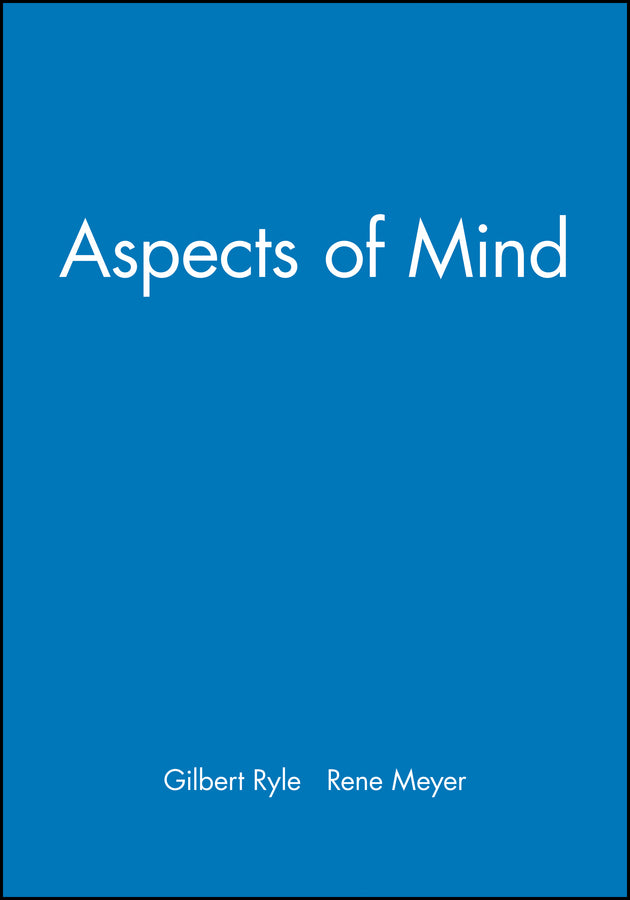 Aspects of Mind (Hardback) 9780631184898