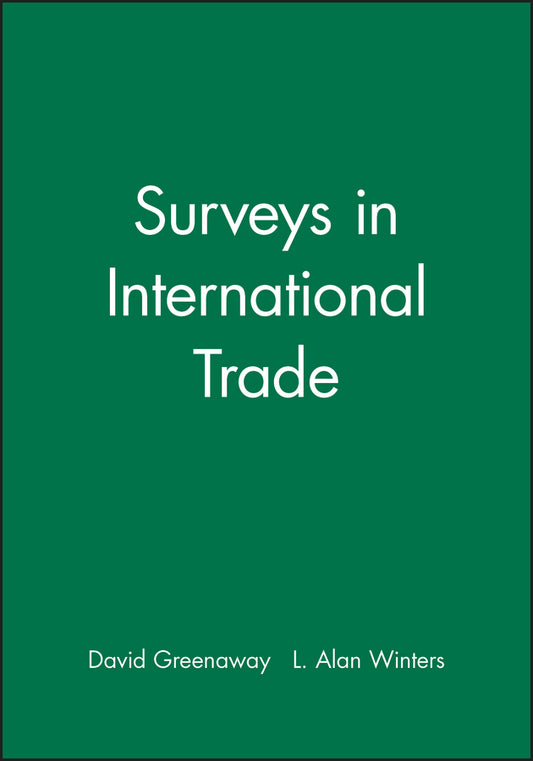 Surveys in International Trade (Paperback / softback) 9780631185895