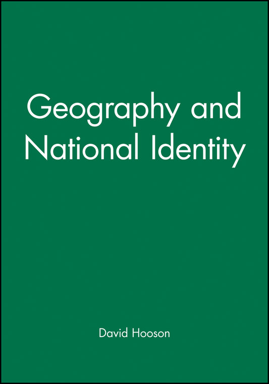 Geography and National Identity (Paperback / softback) 9780631189367