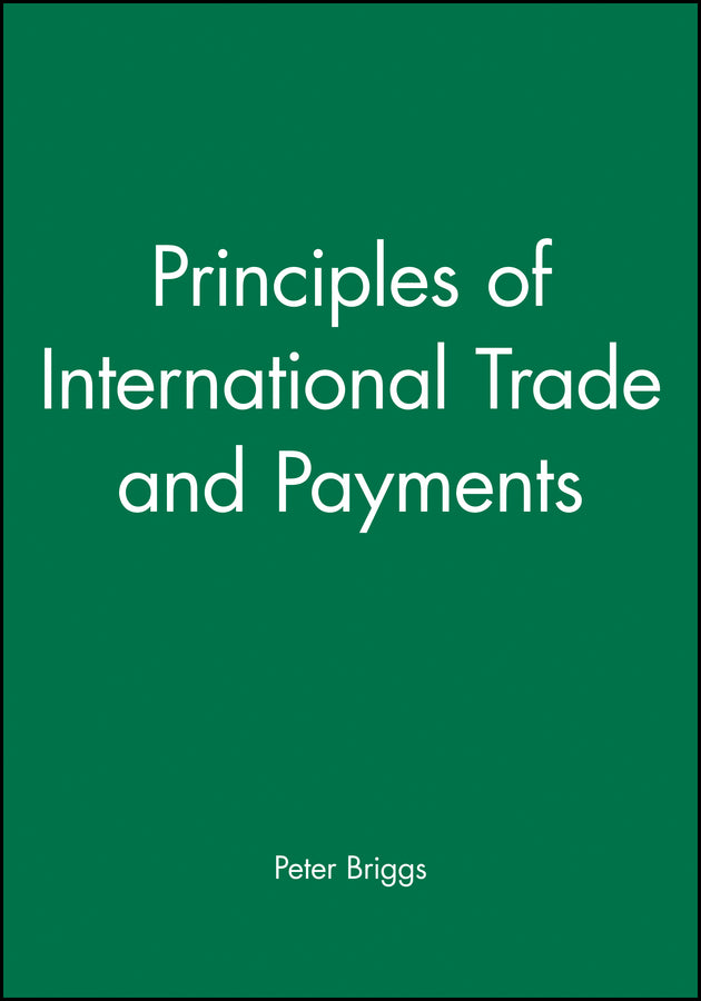 Principles of International Trade and Payments (Paperback / softback) 9780631191636