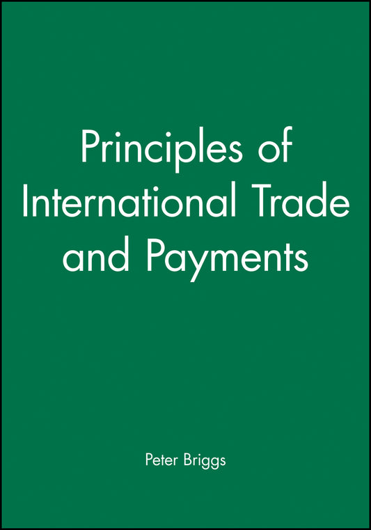 Principles of International Trade and Payments (Paperback / softback) 9780631191636