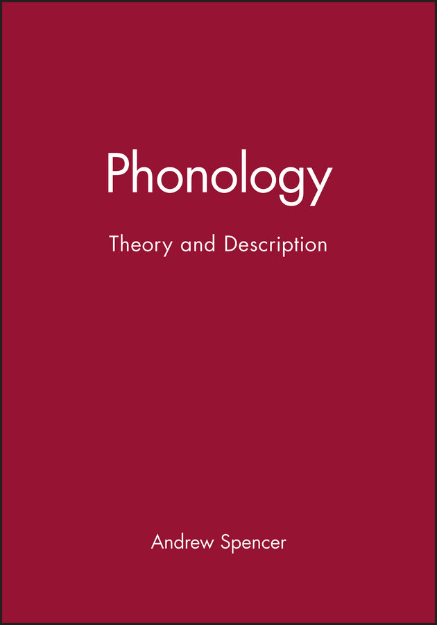 Phonology; Theory and Description (Paperback / softback) 9780631192336