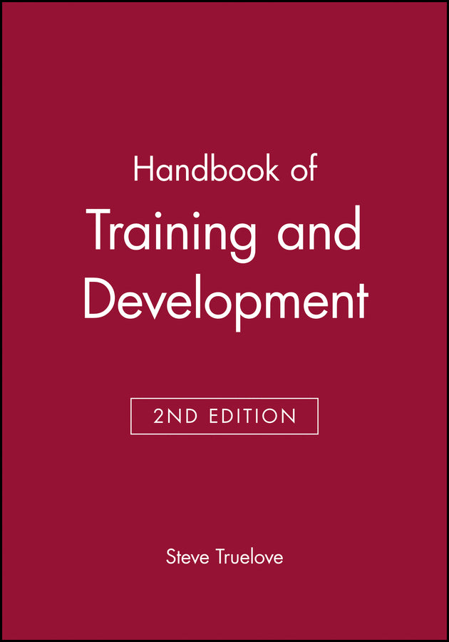 Handbook of Training and Development (Paperback / softback) 9780631193579