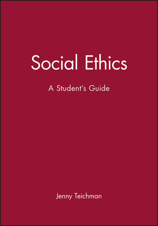 Social Ethics; A Student's Guide (Paperback / softback) 9780631196099